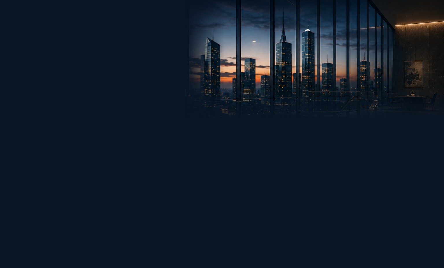Frankfurt skyline at night
